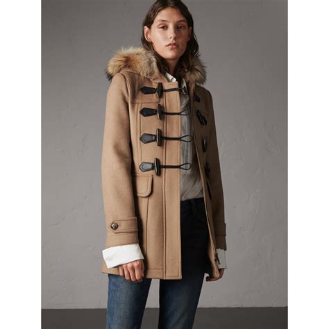 burberry vintage duffle coat|Burberry duffle coat for women.